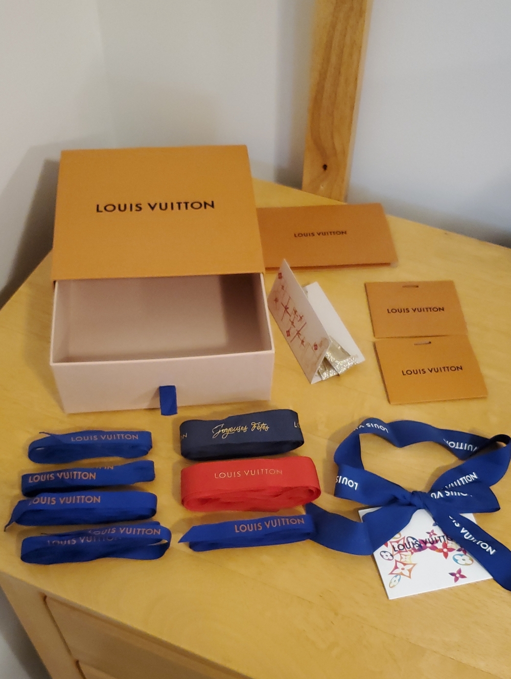 Louis Vuitton Gift Box, Cards And Ribbons Lot ... Holiday & More
